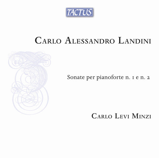 the album cover for Carlo Minzi  Levi - Landini: Sonate Per Pnoforte Nos. 1 & 2