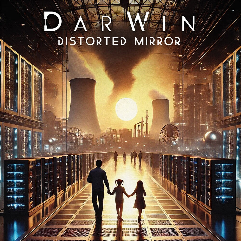 the album cover for Darwin - Distorted Mirror