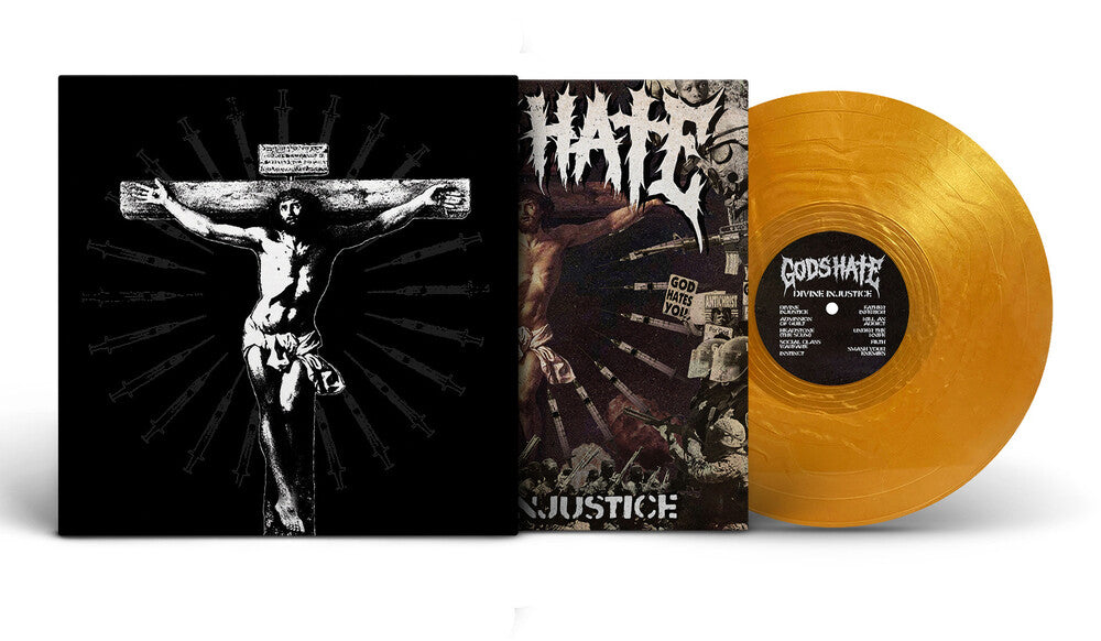 the album cover for Gods Hate - Divine Injustice [Colored Vinyl] (Gol)