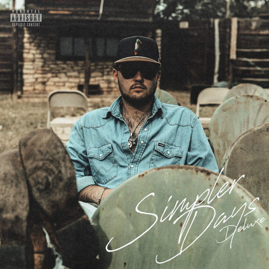 the album cover for Sterling Elza - Simpler Days [OLIVE GREEN 2LP]