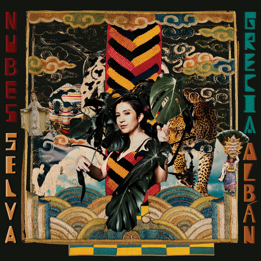 the album cover for Grecia Alban - Nubes Selva