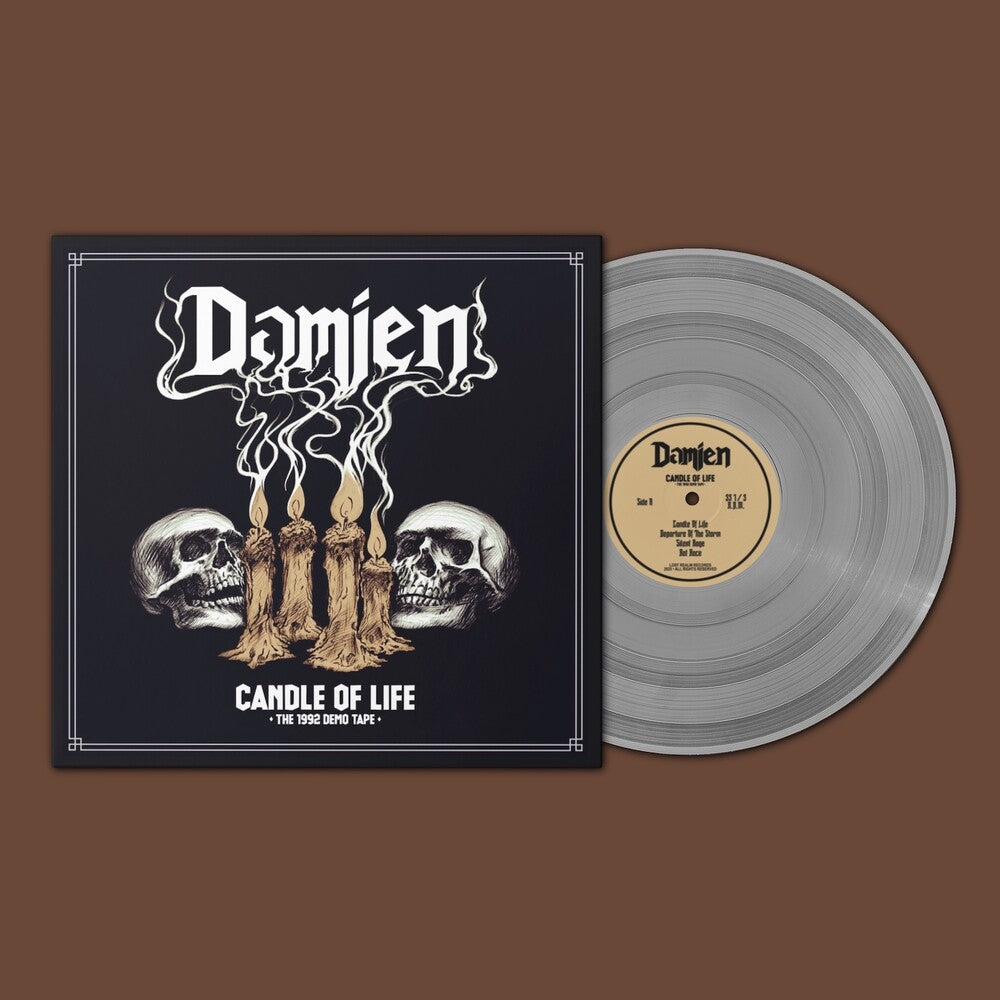 the album cover for Damien - Candle Of Life (The 1992 Demo Tape) [Colored Vinyl] (Gry)