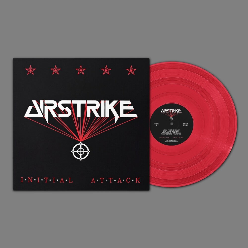 the album cover for Airstrike - Initial Attack - Red