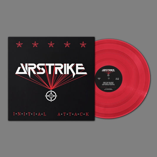 the album cover for Airstrike - Initial Attack - Red