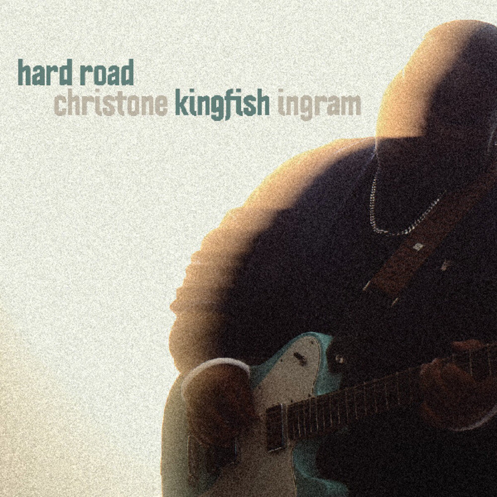 the album cover for Christone Ingram  Kingfish - Hard Road [Colored Vinyl] (Grn) (Wht)