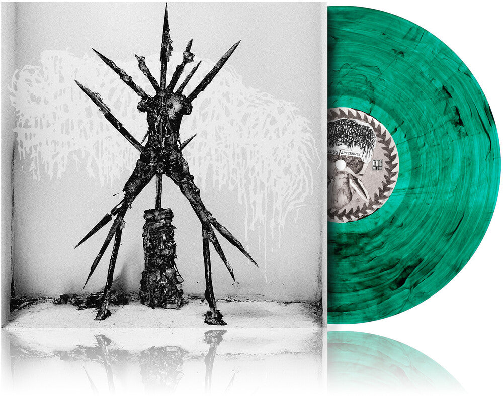 the album cover for Sanguisugabogg - Hideous Aftermath [Indie Exclusive Green Smoke LP]