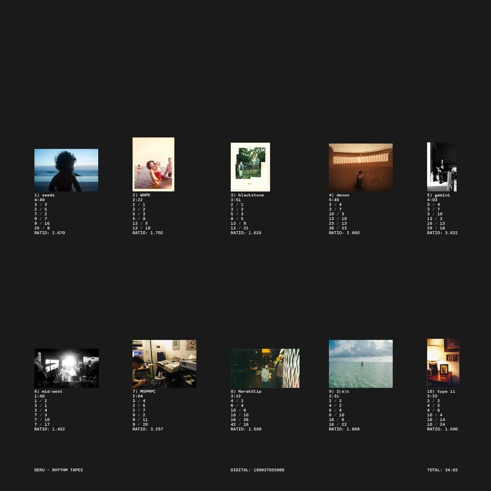 the album cover for Deru - Rhythm Tapes [Laser Etched]