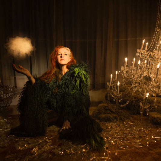 the album cover for Neko Case - Neon Grey Midnight Green [Indie Exclusive Clear Frosted]