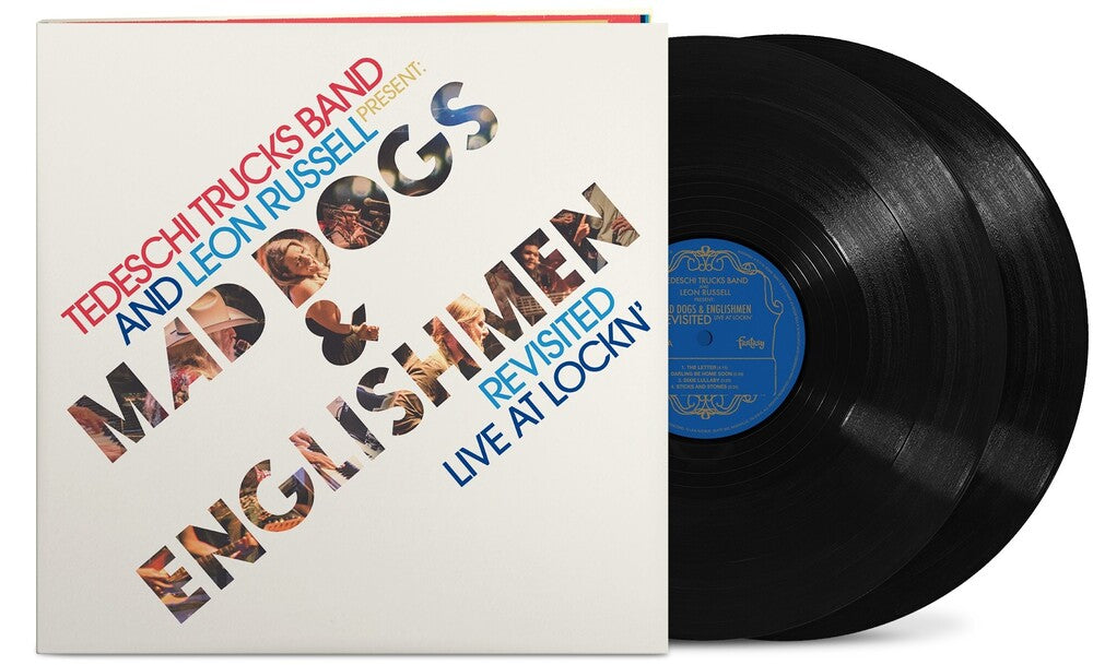 the album cover for Tedeschi Trucks Band &amp; Leon Russell - Tedeschi Trucks Band and Leon Russell Present: Mad Dogs &amp; Englishmen Revisited Live at LOCKN' [180g 2LP]