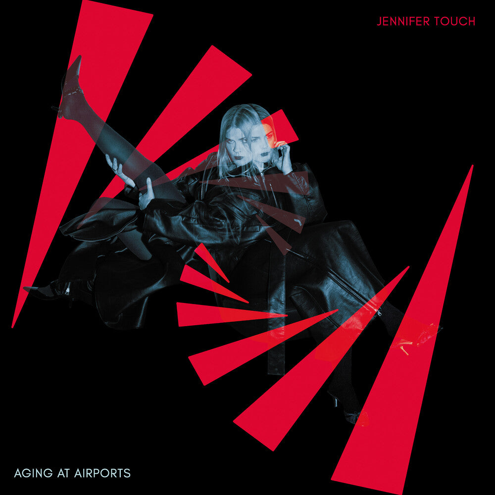 the album cover for Jennifer Touch - Aging At Airports [Colored Vinyl] [Limited Edition] (Slv)