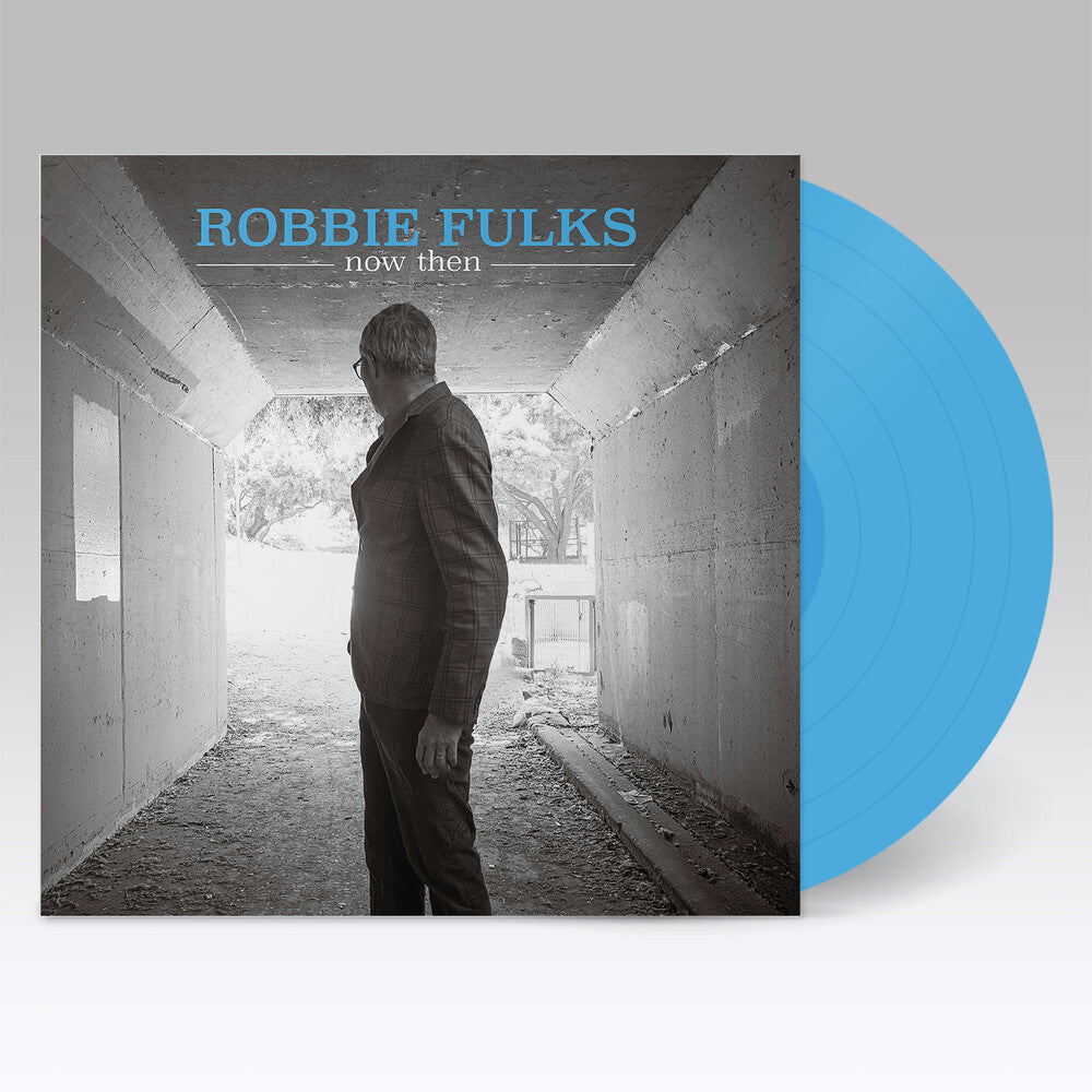 the album cover for Robbie Fulks - Now Then - Turquoise (Bonus Track) [Colored Vinyl] [Limited Edition]