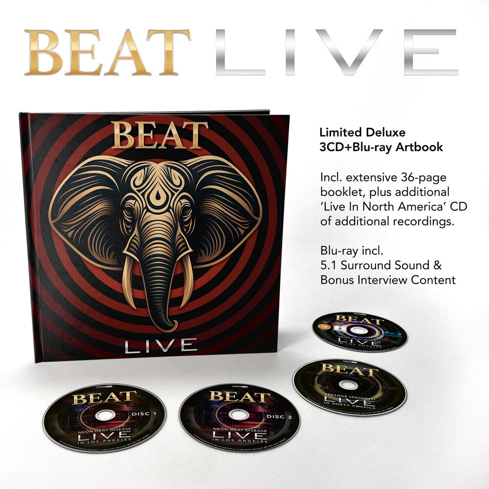 the album cover for Beat - LIVE [3CD+Blu-ray Artbook]