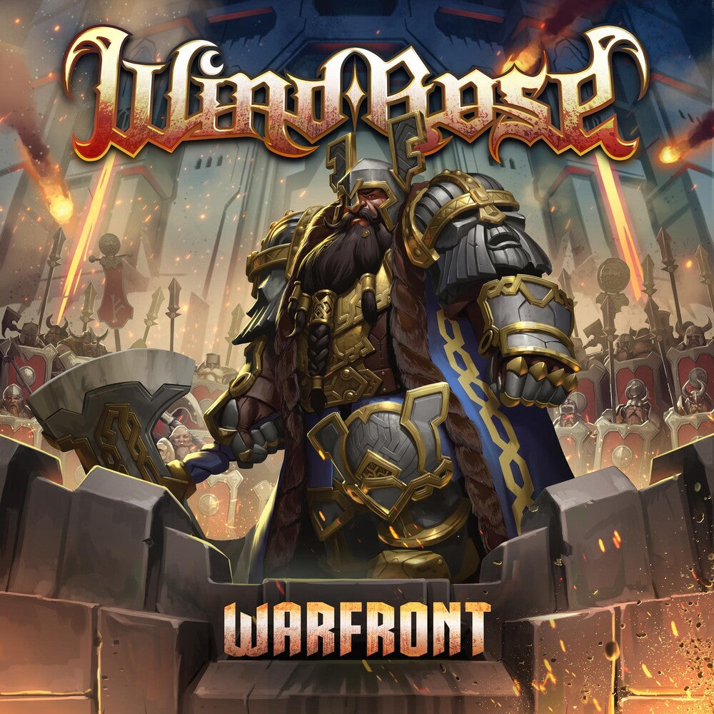 the album cover for Wind Rose - Warfront