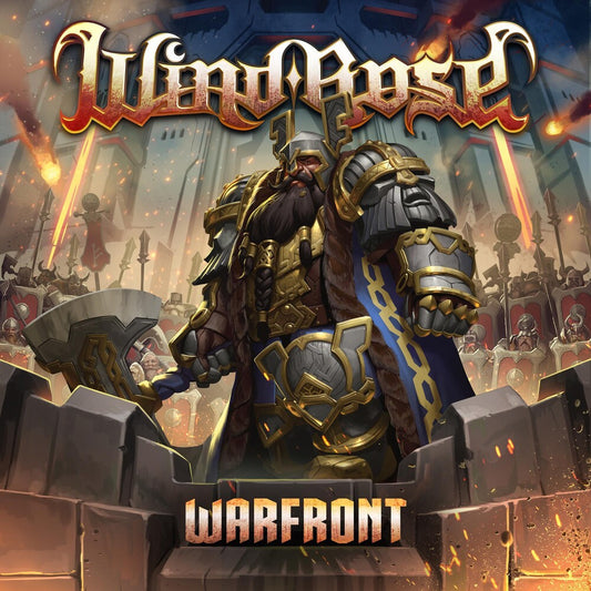 the album cover for Wind Rose - Warfront