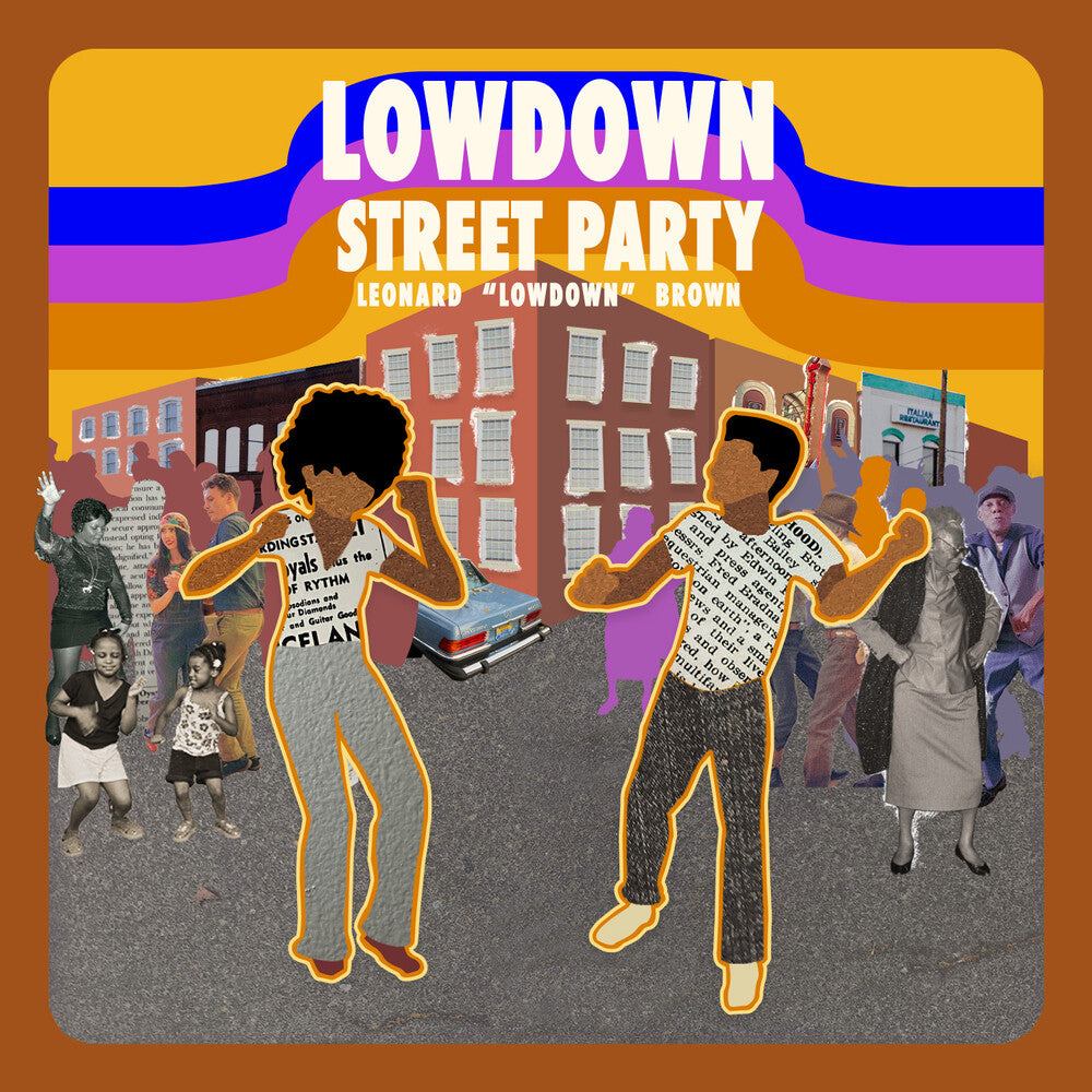 the album cover for Brown, Leonard Lowdown - Street Party