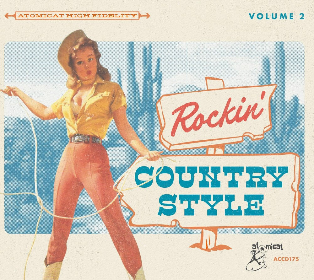the album cover for Rockin Country Style 2 / Various - Rockin Country Style 2 (Various Artists)