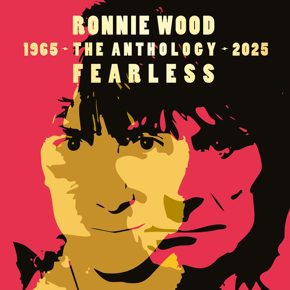 the album cover for Ronnie Wood - Fearless: Anthology 1965-2025 [180g 2 LP]
