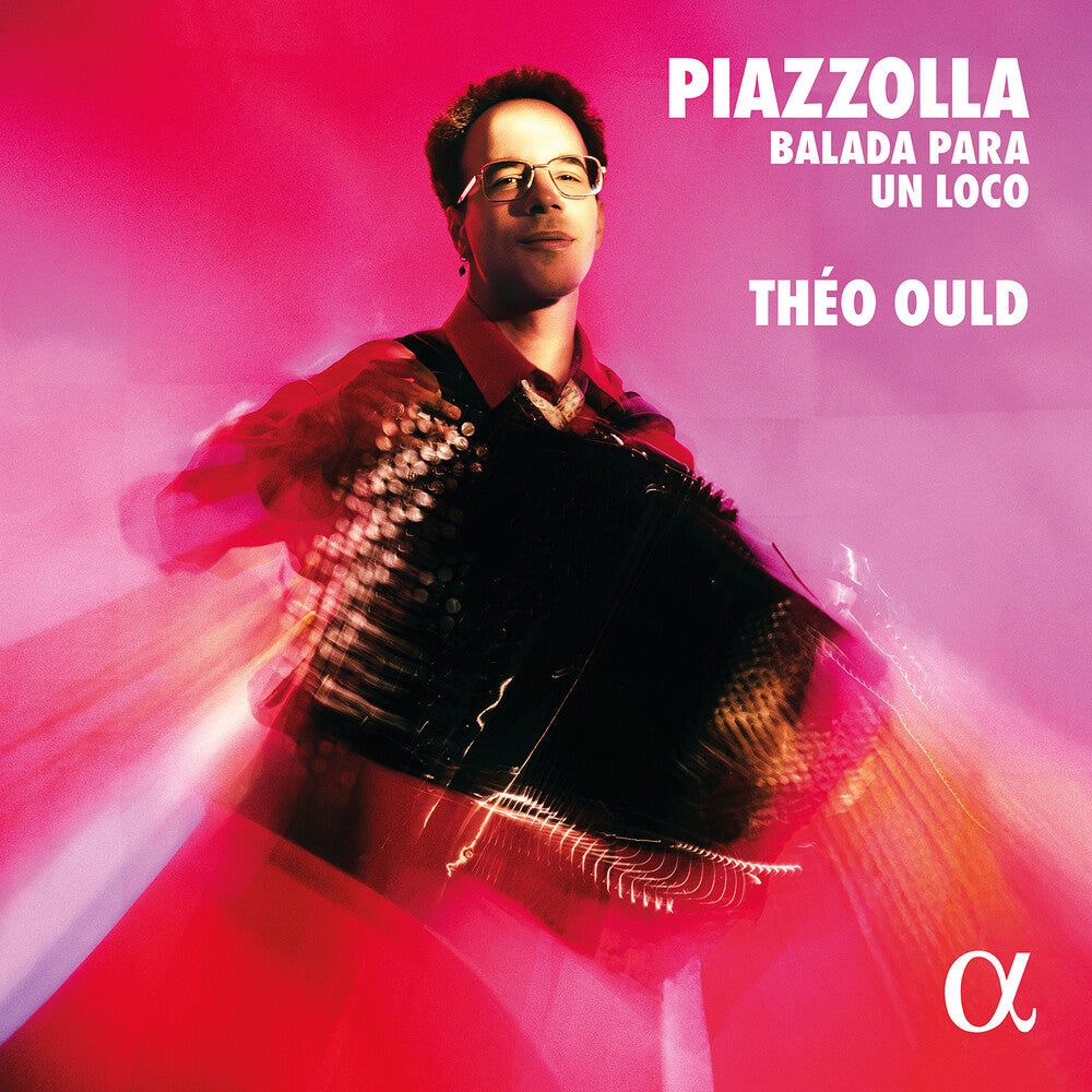 the album cover for Theo Ould - Piazzolla: Balada Para Un Loco