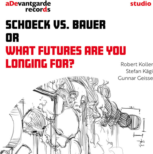the album cover for Stefan Kagi - Schoeck Vs. Bauer Or What Futures Are You Longing