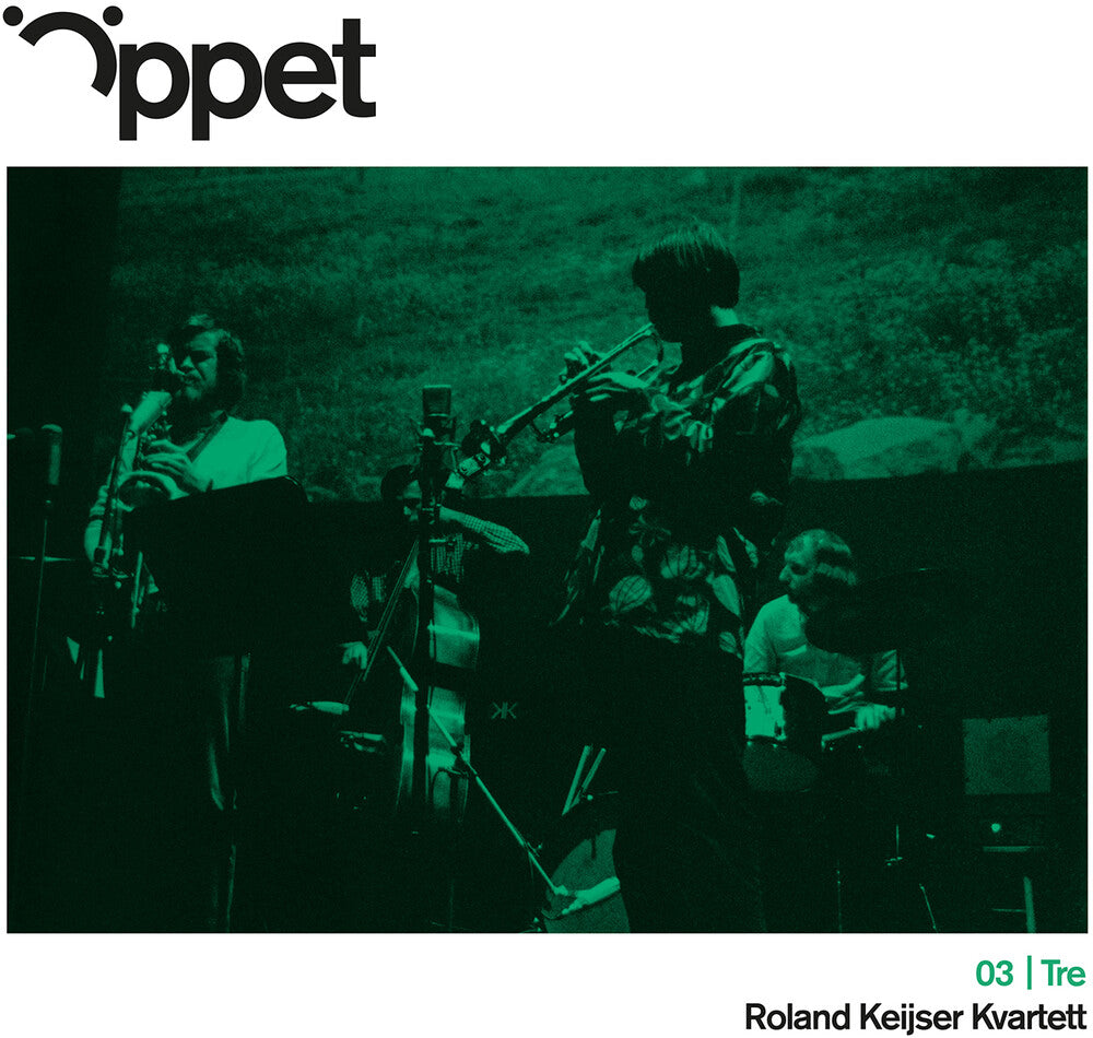 the album cover for Roland Kvartett  Keijser - Oppet Tre - Roland Keijser Kvartett