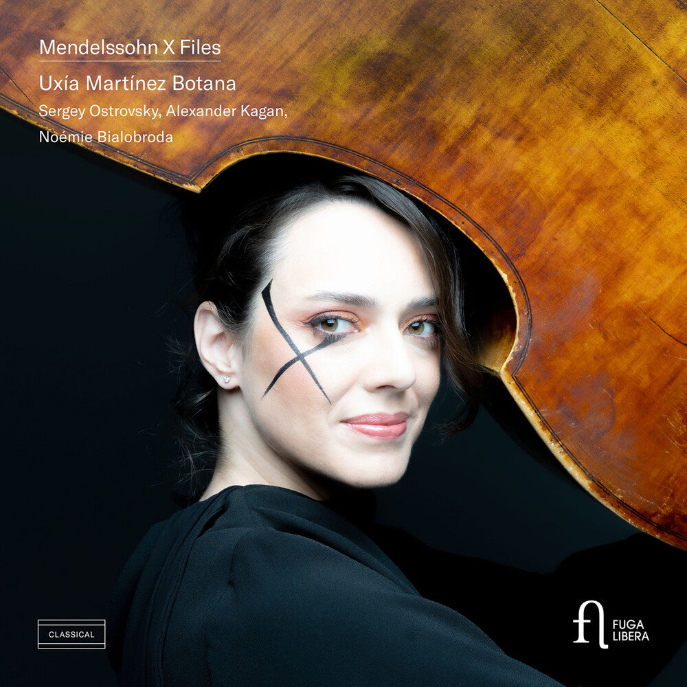 the album cover for Uxia Botana  Martinez - Mendelssohn X Files