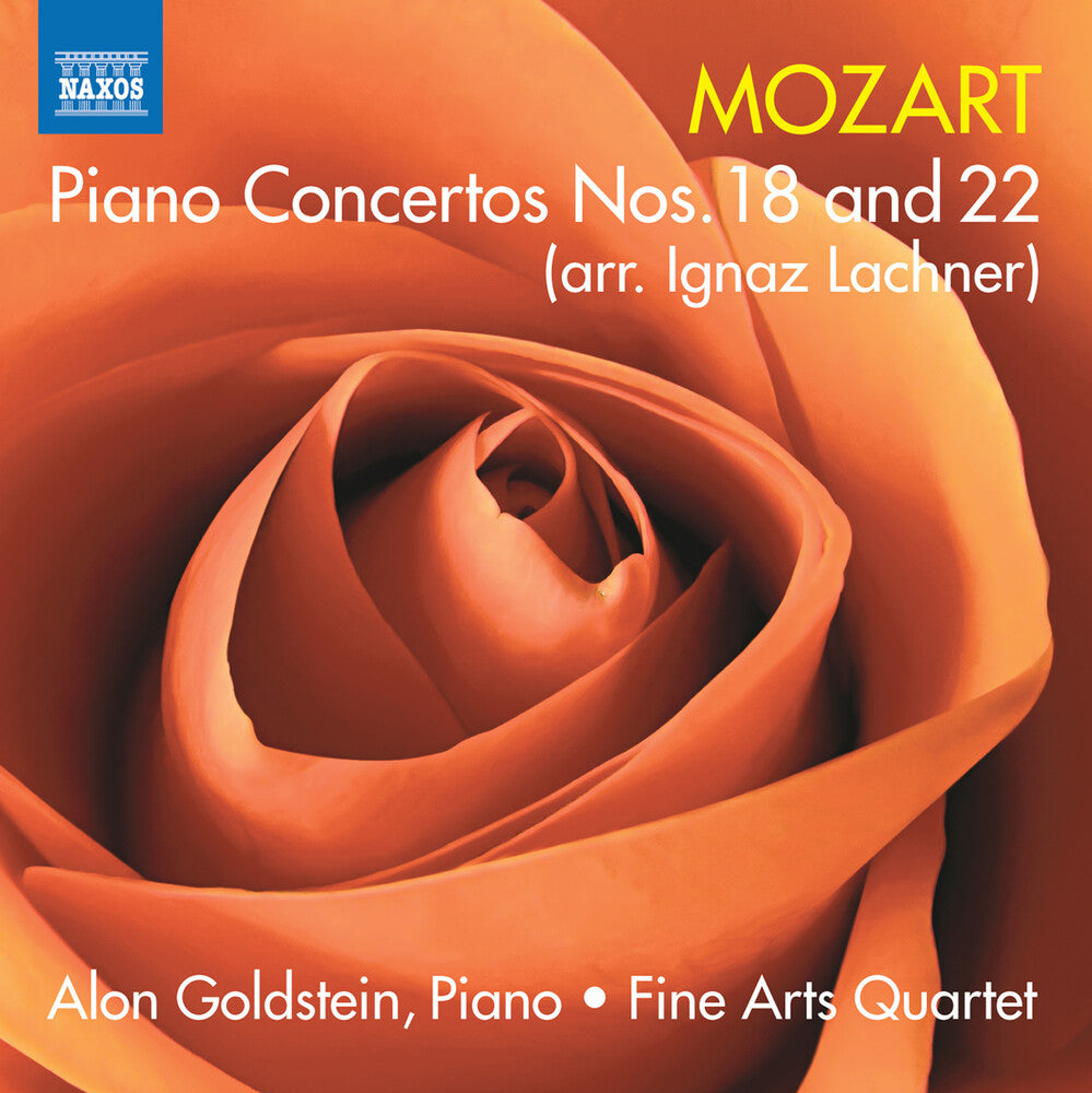 the album cover for Alon Goldstein - Mozart: Pno Cons Nos. 18 & 22 (Arr. I. Lachner)
