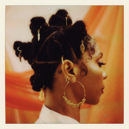the album cover for Hollie Cook - Shy Girl [Indie Exclusive Orange Colored Vinyl]
