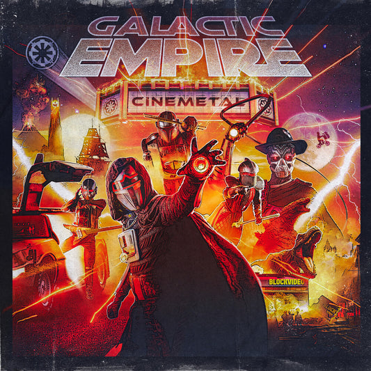 the album cover for Galactic Empire - Cinemetal