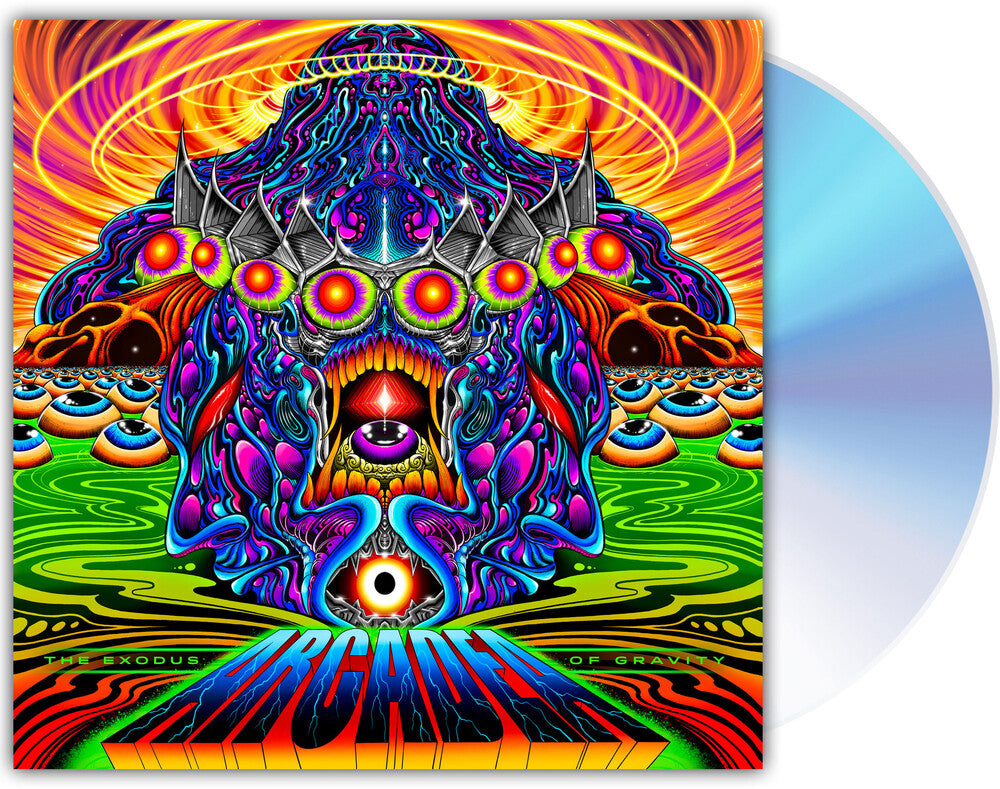 the album cover for Arcadea - The Exodus of Gravity