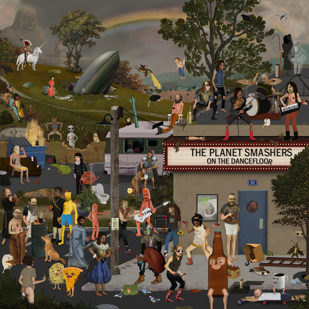 the album cover for Planet Smashers - On The Dancefloor