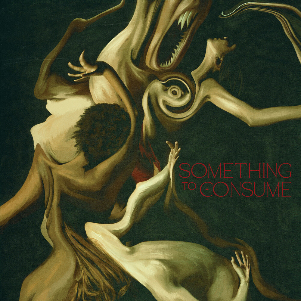 the album cover for Die Spitz - Something to Consume [Indie Exclusive Opaque Green Vinyl]