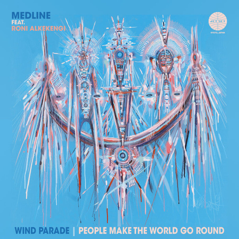 the album cover for Medline - Wind Parade (45 Edit) / People Make The World Go