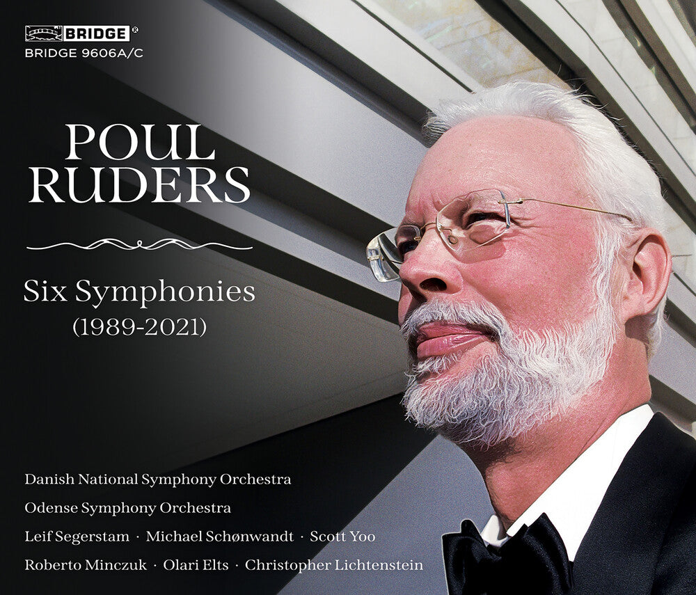 the album cover for Danish National Symphony Orchestra - Ruders: Six Symphonies