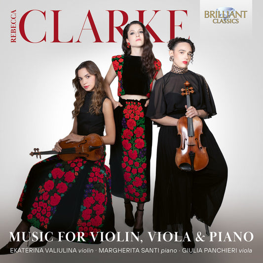 the album cover for Ekaterina Valiulina - Clarke: Music For Vn Viola & Pno