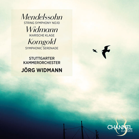 the album cover for Stuttgarter Kammerorchester - Mendelssohn: String Symphony No. 10 Widmann: Ikari