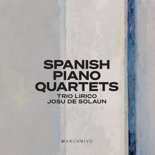 the album cover for Trio Lirico - Spanish Pno Quartets (Live)