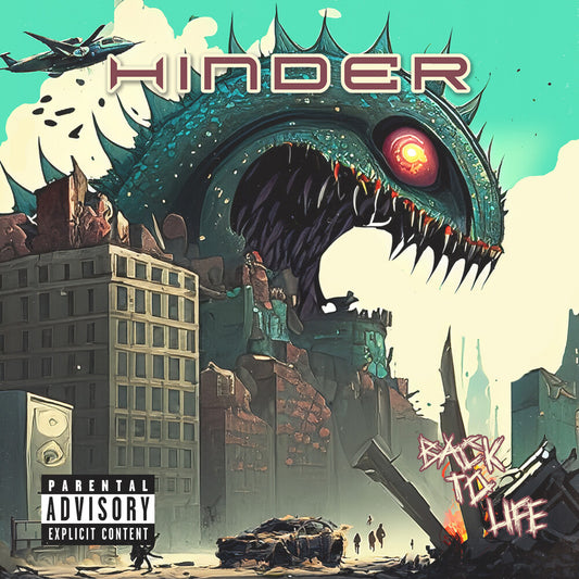 the album cover for Hinder - Back To Life