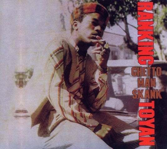 the album cover for Ranking Toyan - Ghetto Man Skank