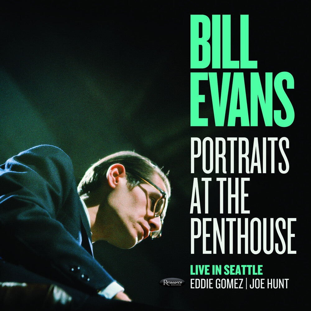 the album cover for Bill Evans - Portraits At The Penthouse: Live In Seattle [RSD Black Friday 2025]