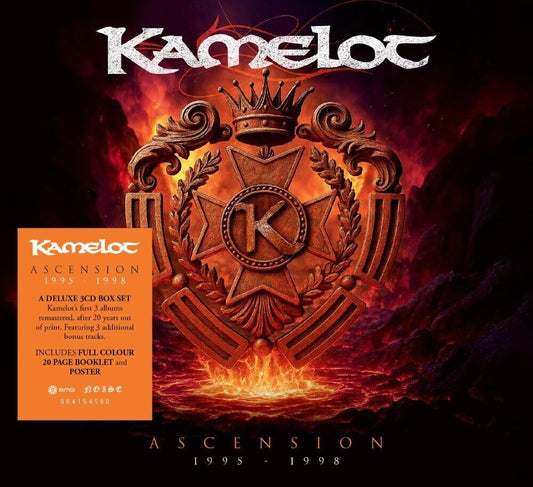 the album cover for Kamelot - Ascension (1995-1998) [Deluxe]