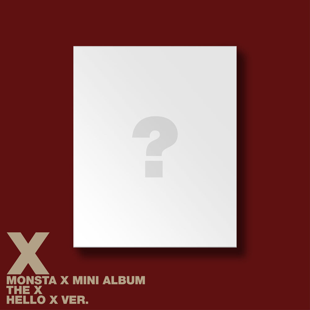 the album cover for Monsta X - The X [HELLO X VER.]
