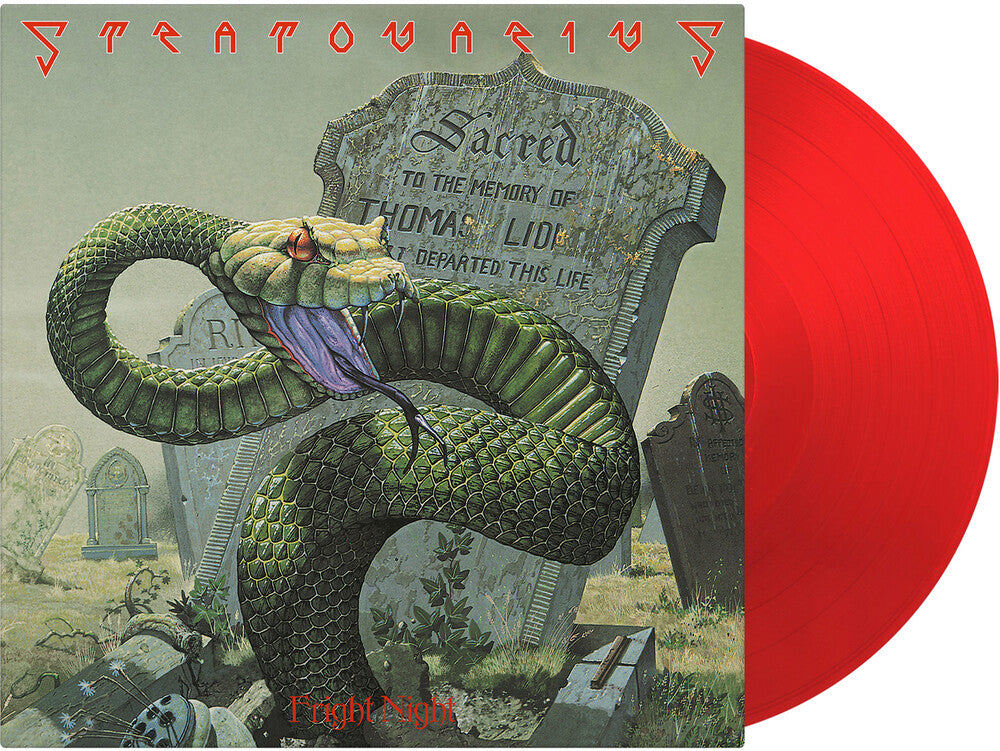 the album cover for Stratovarius - Fright Night [Colored Vinyl] [Limited Edition] [180 Gram] (Red)
