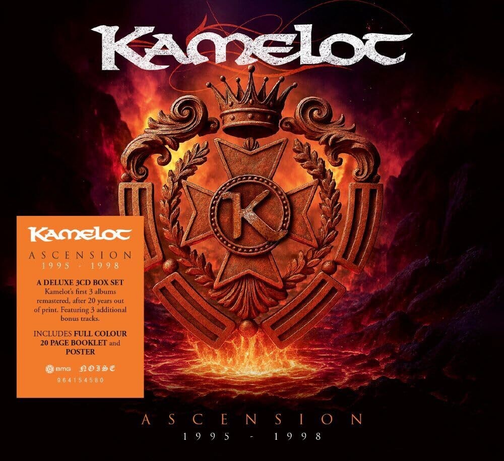 the album cover for Kamelot - Ascension (1995-1998) (Box) [Colored Vinyl] [Deluxe]