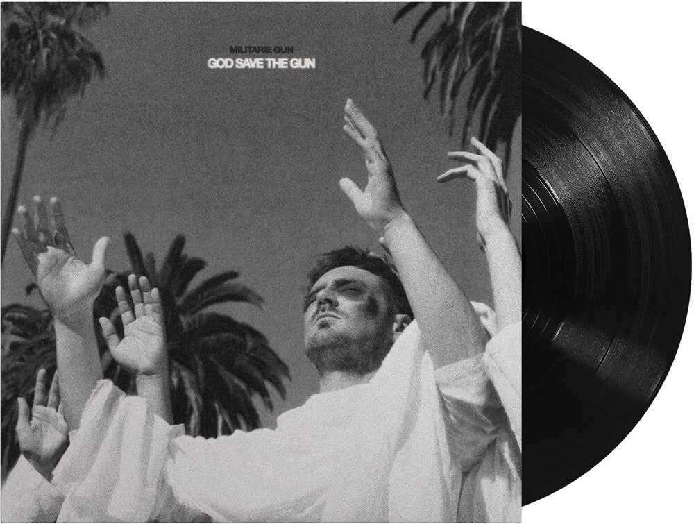 the album cover for Militarie Gun - God Save The Gun