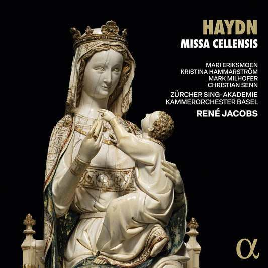 the album cover for Mari Eriksmoen - Haydn: Missa Cellensis
