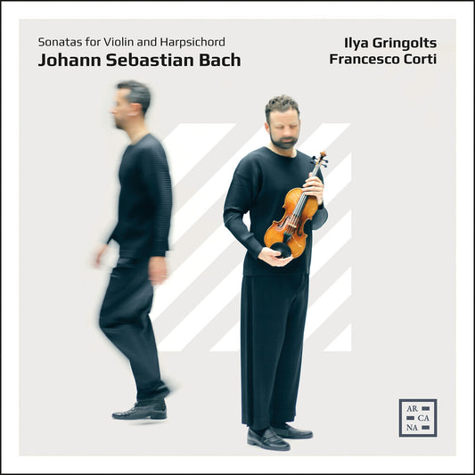 the album cover for Francesco Corti - J. S. Bach: Sons For Vn & Harpsichord