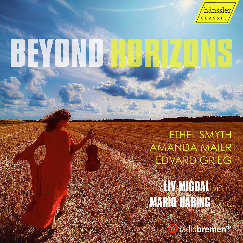 the album cover for Liv Migdal - Beyond Horizons