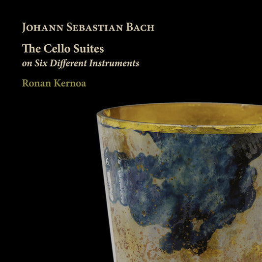 the album cover for Ronan Kernoa - J. S. Bach: The Cello Suites On Six Different