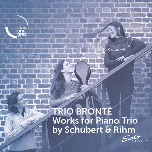 the album cover for Trio Bronte - Works For Pno Trio By Schubert & Rihm