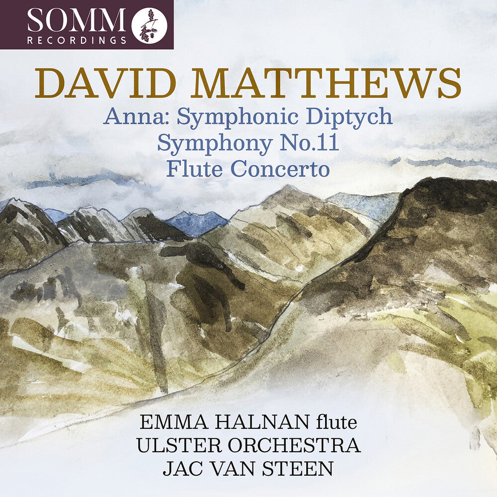 the album cover for Emma Halnan - David Matthews: Anna: Symphonic Diptych: Sym 11